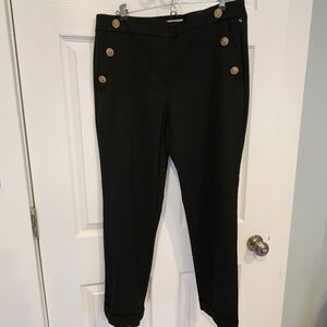 Loft Ankle Length Pants Black Size 6